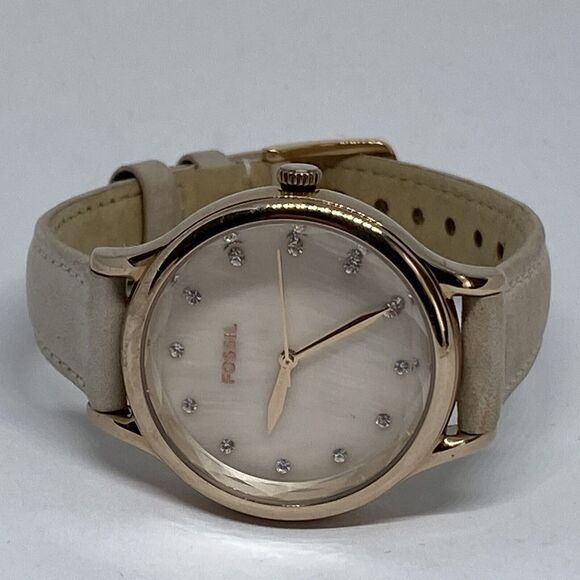 Fossil Laney BQ3466 Women's Leather Analog Dial Quartz Genuine Wrist Watch XR364 - Picture 7 of 12